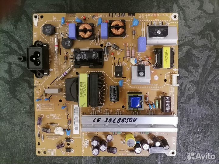 Блок питания к тв LG 39LB650V