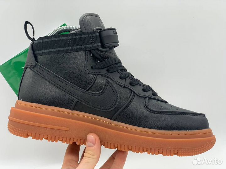 Nike Air Force 1 Gore-Tex Boot Black Gum Winter Ме