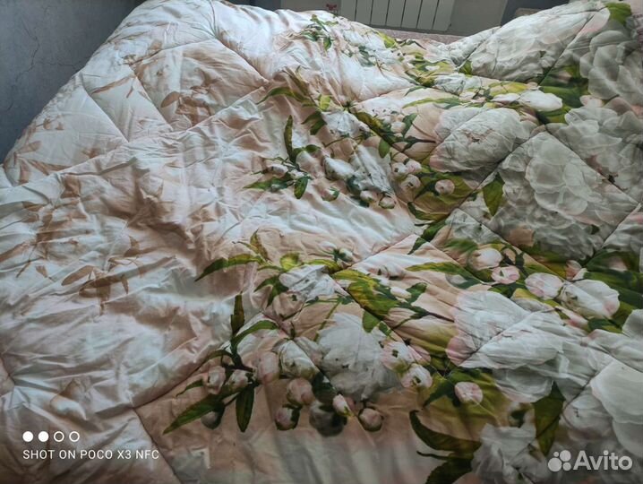 Одеяло синтепон ручной работы