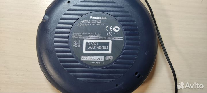 Cd проигрыватель Panasonic SL-SX330