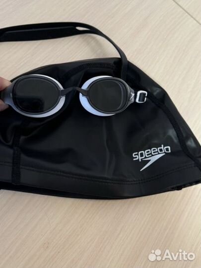 Очки для плавания Speedo Hydropure+шапочка
