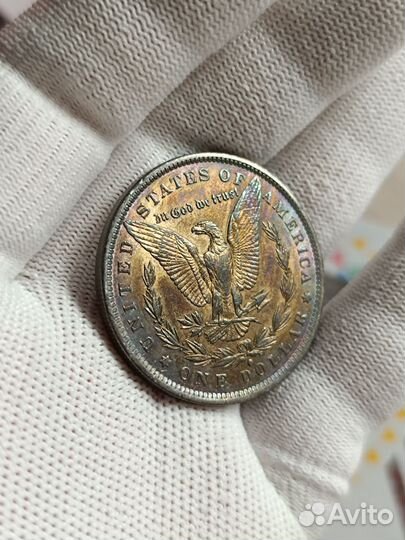 США. 1 доллар 1884 г. Серебро. Инвестиции. RAR