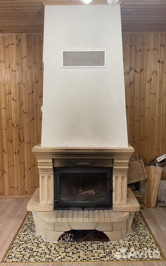 Камин дровяной топка фирмы Invicta б/у