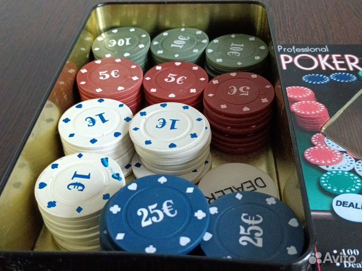 Покерный набор 100 фишек