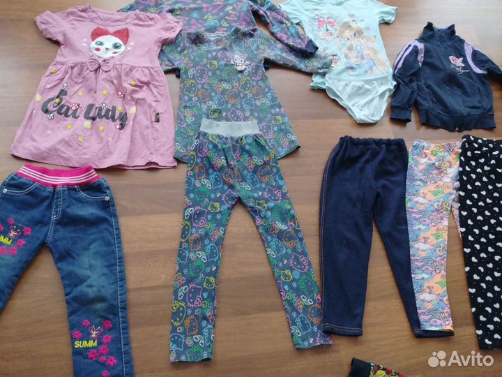 Вещи пакетом на девочку 110 116