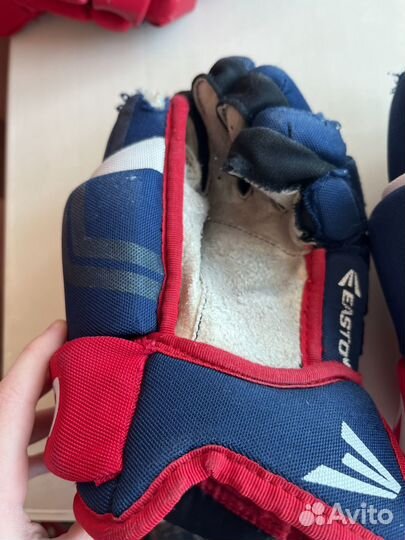 Краги хоккейные easton 7 pro jr 11