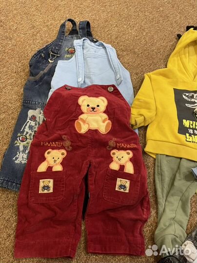 Детская одежда для мальчиков 80 86 коробкой