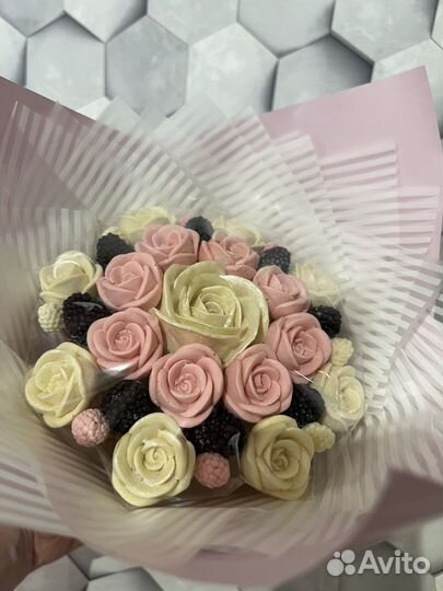 Букеты из шоколада,ручная работа