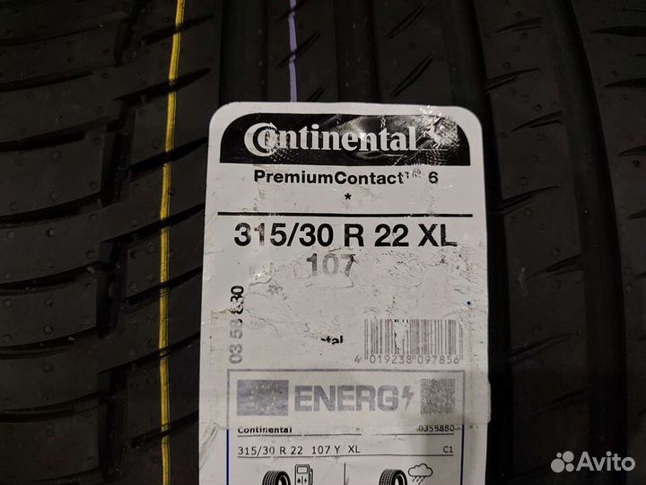 Continental PremiumContact 6 315/30 R22 107Y