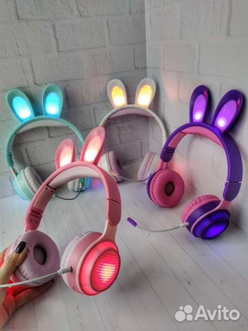 Беспроводные наушники с ушками микрофон