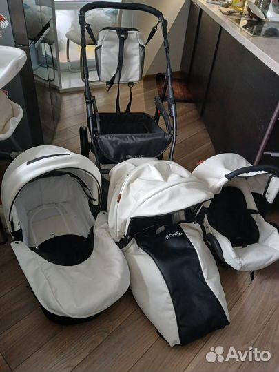 Коляска 3 в 1 бу