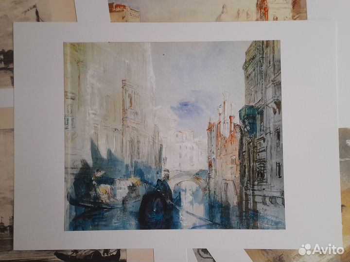 Постеры.Венеция У.Тёрнера.Акварели