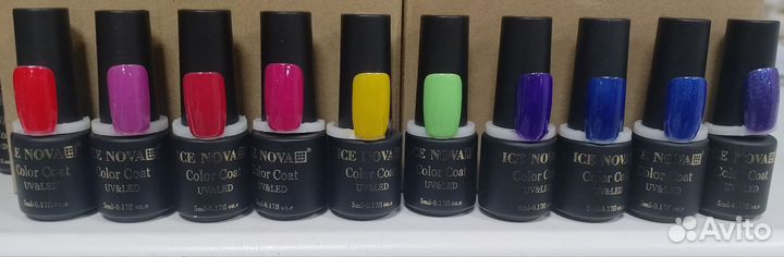 Гель лак для ногтей 10 шт