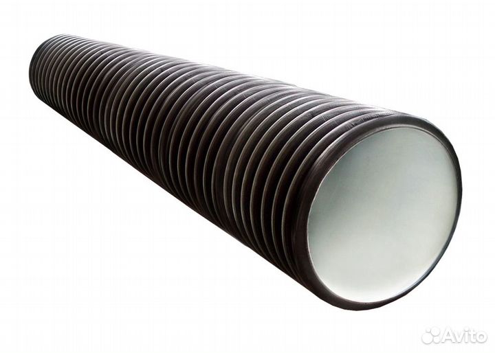 Труба гофрированная в канаву 500/435 с раструбом