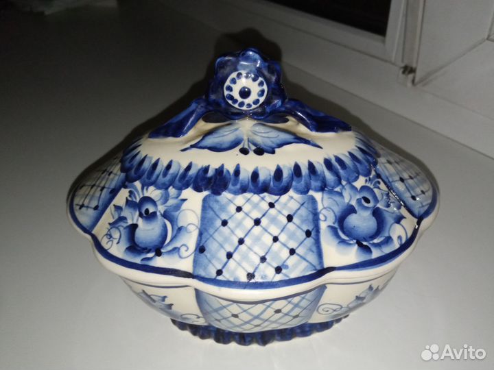 Салатник, конфетница. Гжель