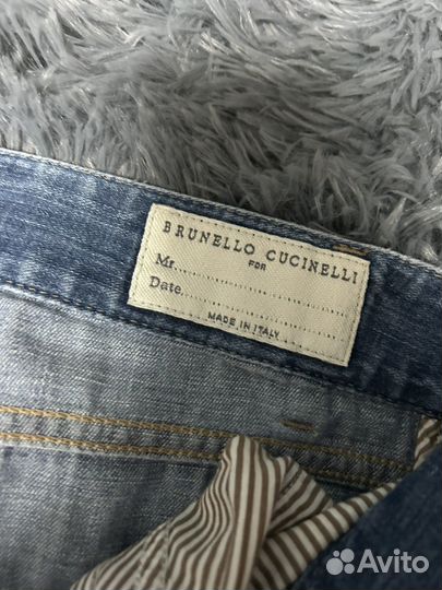 Джинсы brunello cucinelli 46