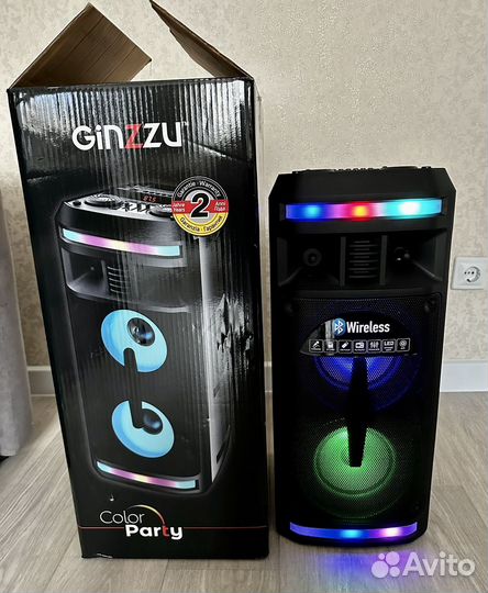 Без проводная колонка Ginzzu GM-208