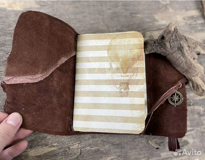 Блокнот путешественника А6 Кожаный ежедневник