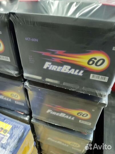 Аккумуляторы Fire Ball 60А Доставка
