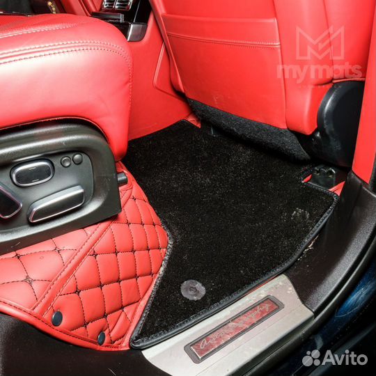 3D коврики из экокожи Land Rover в салон/багажник