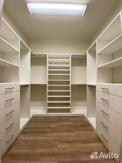 Гардеробная на заказ под ключ
