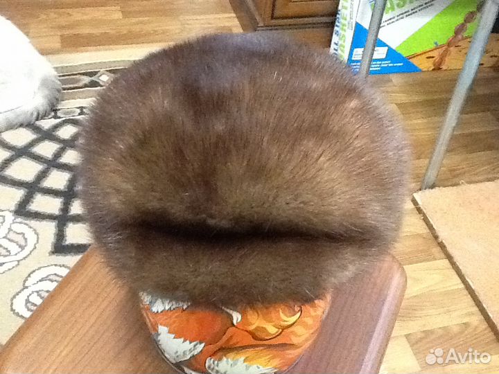 Норковая кепка р. 59-60