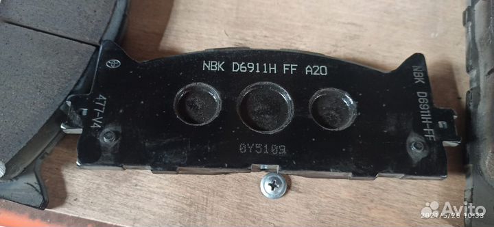 Колодки тормозные Toyota Lexus DBA