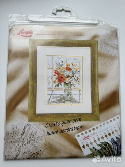 Остатки набора для вышивания Lanarte