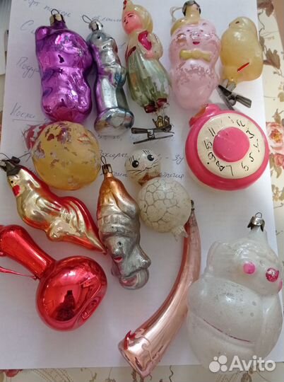 Елочные игрушки СССР в реставрацию