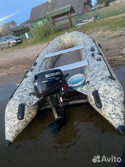 Лодка Gladiator E380 + Suzuki 9.9 (15)