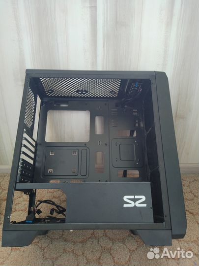 Zalman S2 TG с дефектом+вентиляторы 5шт