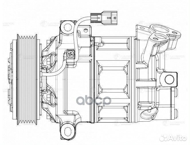 Компрессор кондиционера LADA Vesta 15- 1.6i Luz