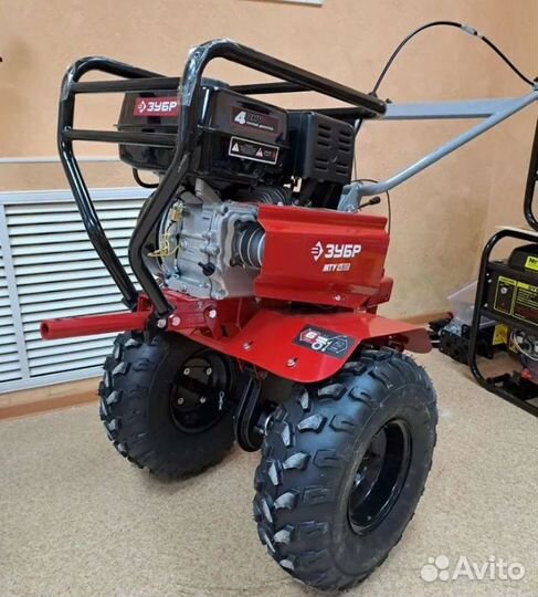 Мотоблок бензиновый усиленный зубр мту-450
