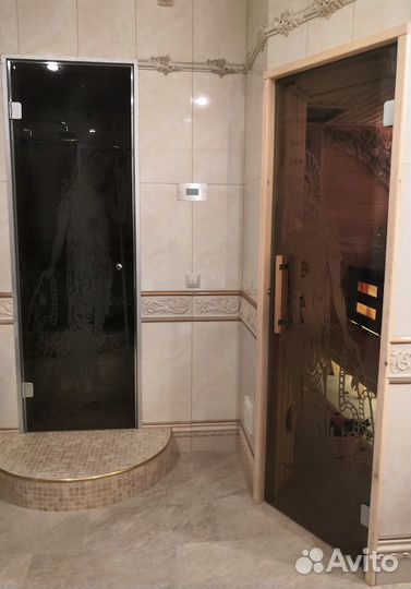 Дверь для сауны стеклянная