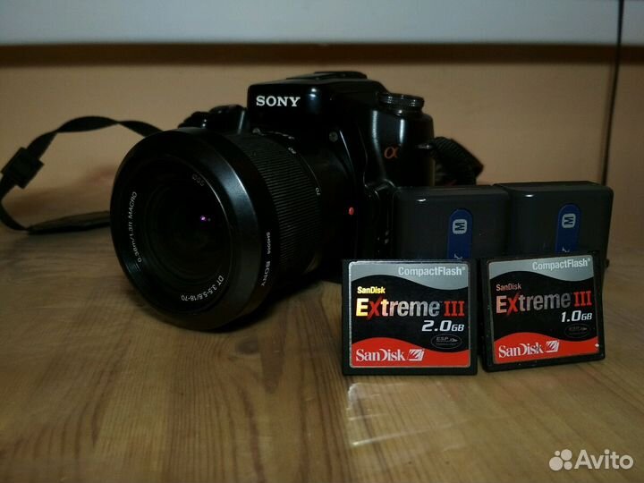 Sony A100+Вспышка+Аксессуары