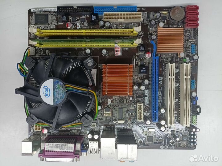 Материнская плата lga 775 с процессором