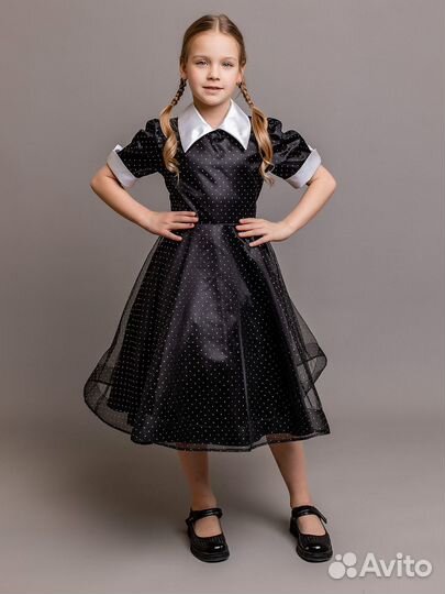 Карнавальный костюм 2187 к-24 Венсдей