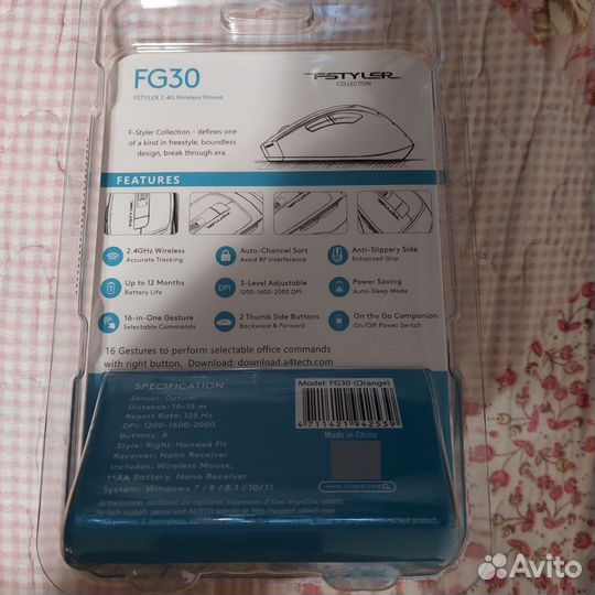 Беспроводная мышь A4 tech FG30