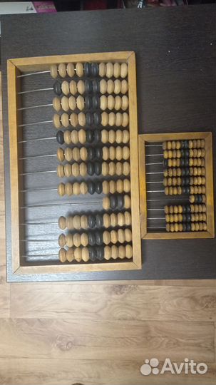 Счеты деревянные СССР большие и малые