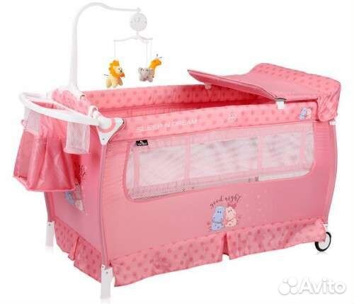 Манеж-кровать lionelo sleep and dreams + матрас