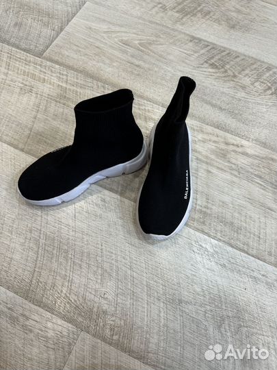 Кеды для девочки высокие текстильные 31р (19.5 см)