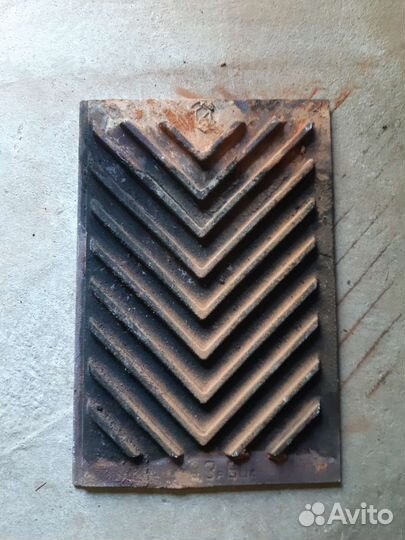 Плита чугунная для печи литьё