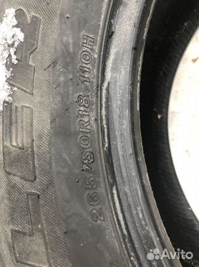 Bridgestone Dueler H/T 265/60 R18, 4 шт