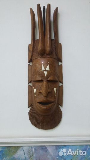 Маска-татем Африка, сандал кость 50 см