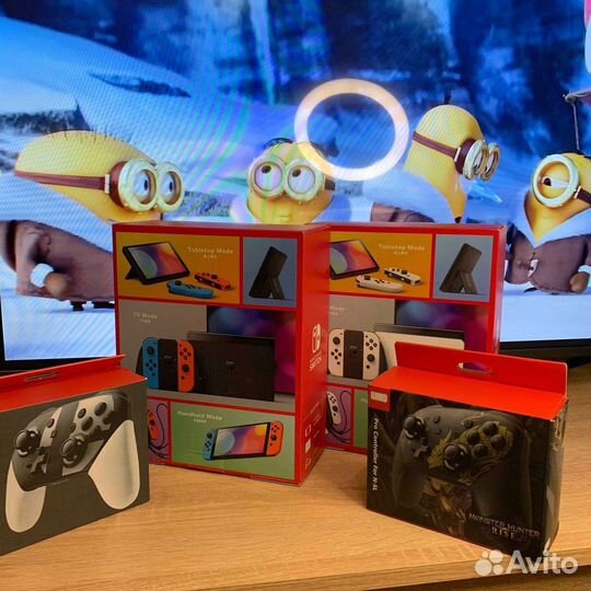 Чип Прошитые Nintendo Switch Oled новые