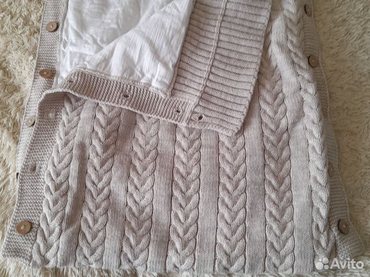 Конверт на выписку вязаный