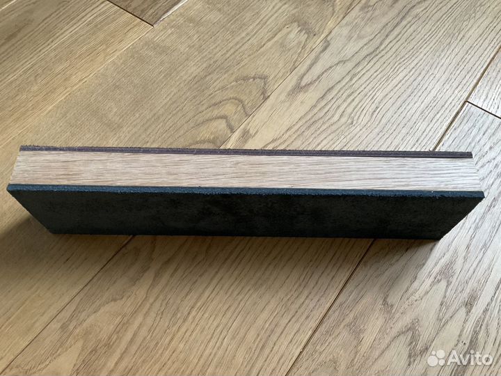 Брусок для правки ножей с кожей двусторонний