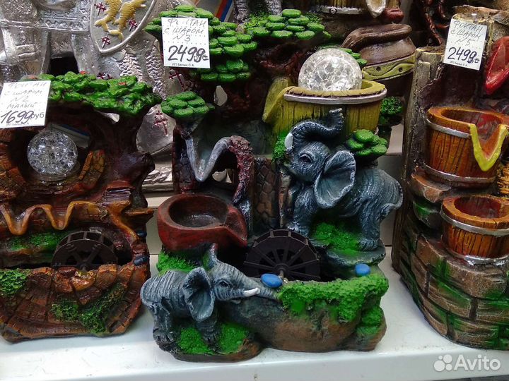 Фонтан настольный