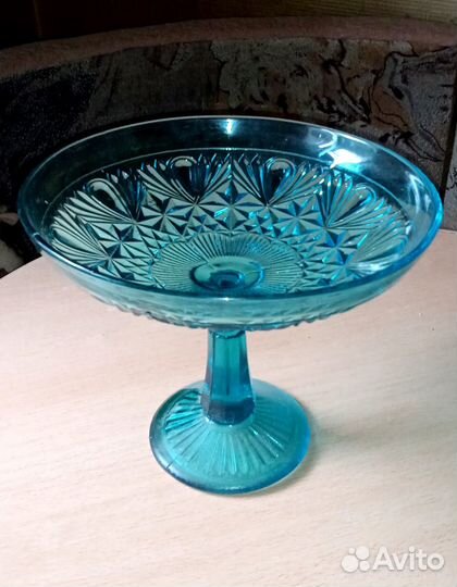 Ваза, купоросное стекло, зав. Свердлова