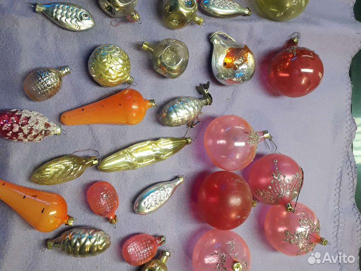 Елочные игрушки СССР